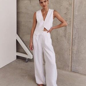 DISSH Women's Linen Trousers